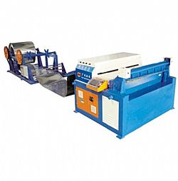 Decoiler and leveller line