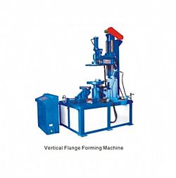 Blower crust flanging machine